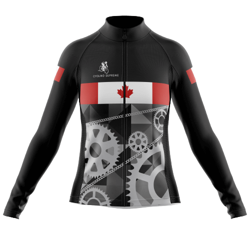 Long Sleeve Cycling Jersey Canada Crank Womens