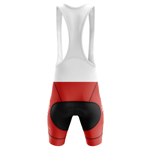 Canada Red/White Bib Shorts