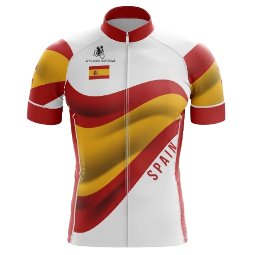 Spain Flag men's cycling jersey, national pride