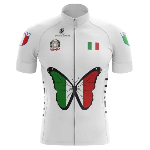 Italy Butterfly men's cycling jersey, delicate and beautiful