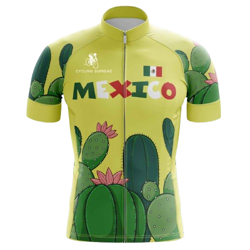 Mexico Desert men's cycling jersey, vibrant desert theme