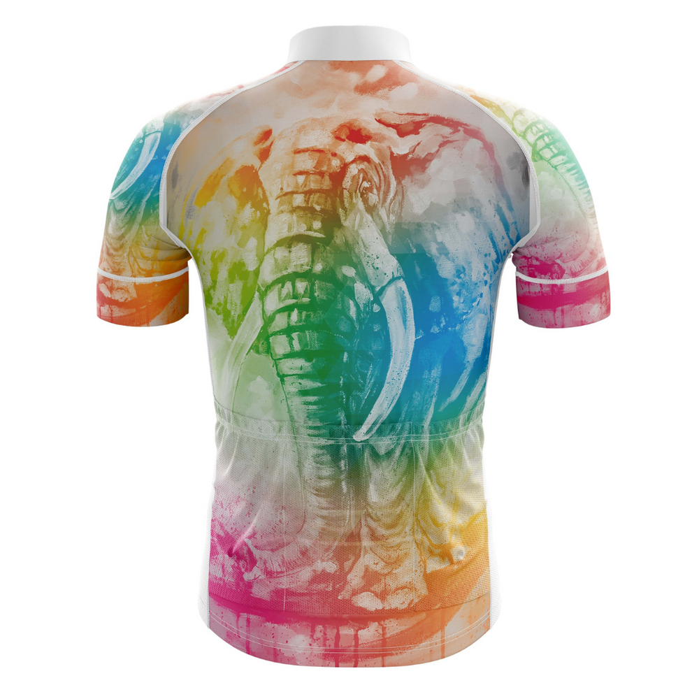 Tie Dye Elephant Men's Cycling Jersey