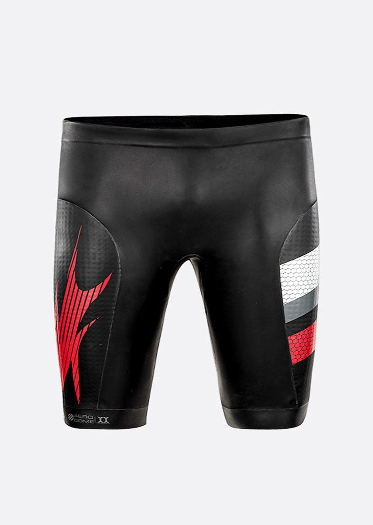 Unisex neoprene buoyancy shorts designed for enhanced swim buoyancy and eco-friendliness